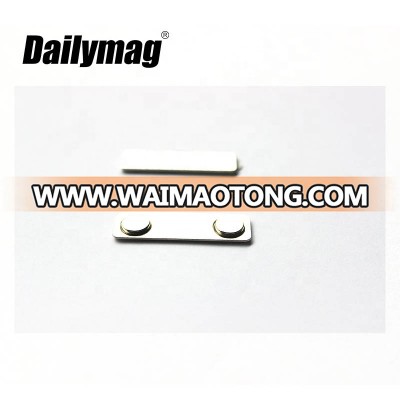 Strong steel plate name badge magnetic holder back for clothing