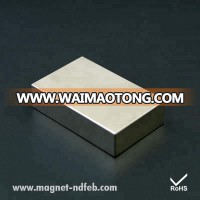 OEM Industrial Super Strong Custom Size N52 Gold Coating Permanent Neodymium Magnet